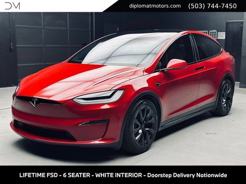 Used 2022 Tesla Model X Plaid AWD/4WD image 1