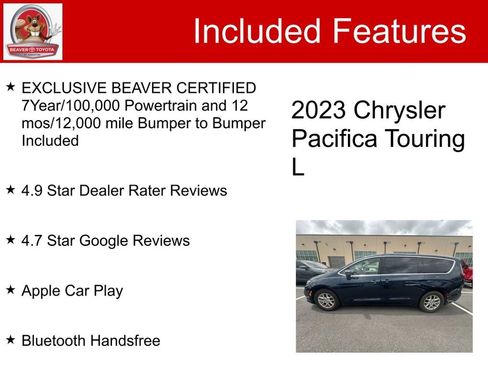 Used 2023 Chrysler Pacifica Touring-L FWD image 5