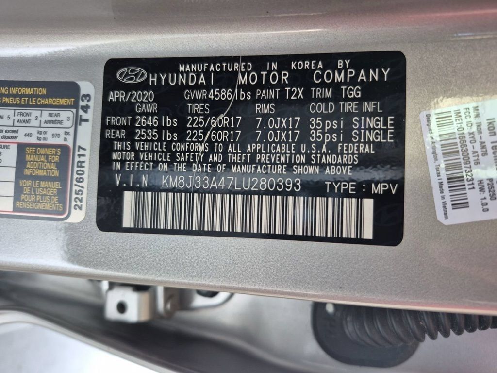 Used 2020 Hyundai Tucson Value w/ Cargo Package FWD image 13