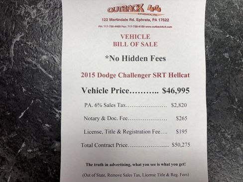 Used 2015 Dodge Challenger SRT Hellcat image 2