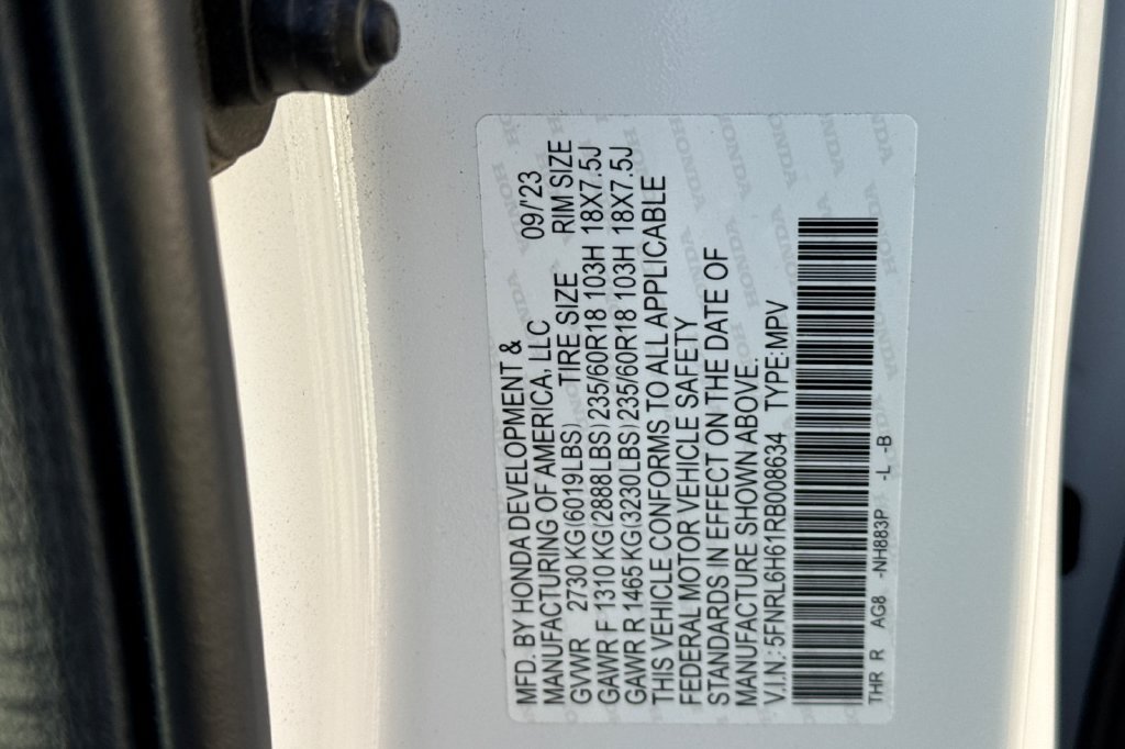 Certified 2024 Honda Odyssey EX-L image 35