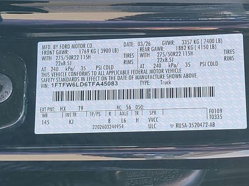 New 2026 Ford F150 King Ranch w/ Equipment Group 601A High AWD/4WD image 13