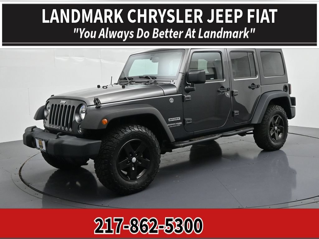 Used 2018 Jeep Wrangler Unlimited Sport S AWD/4WD image 1