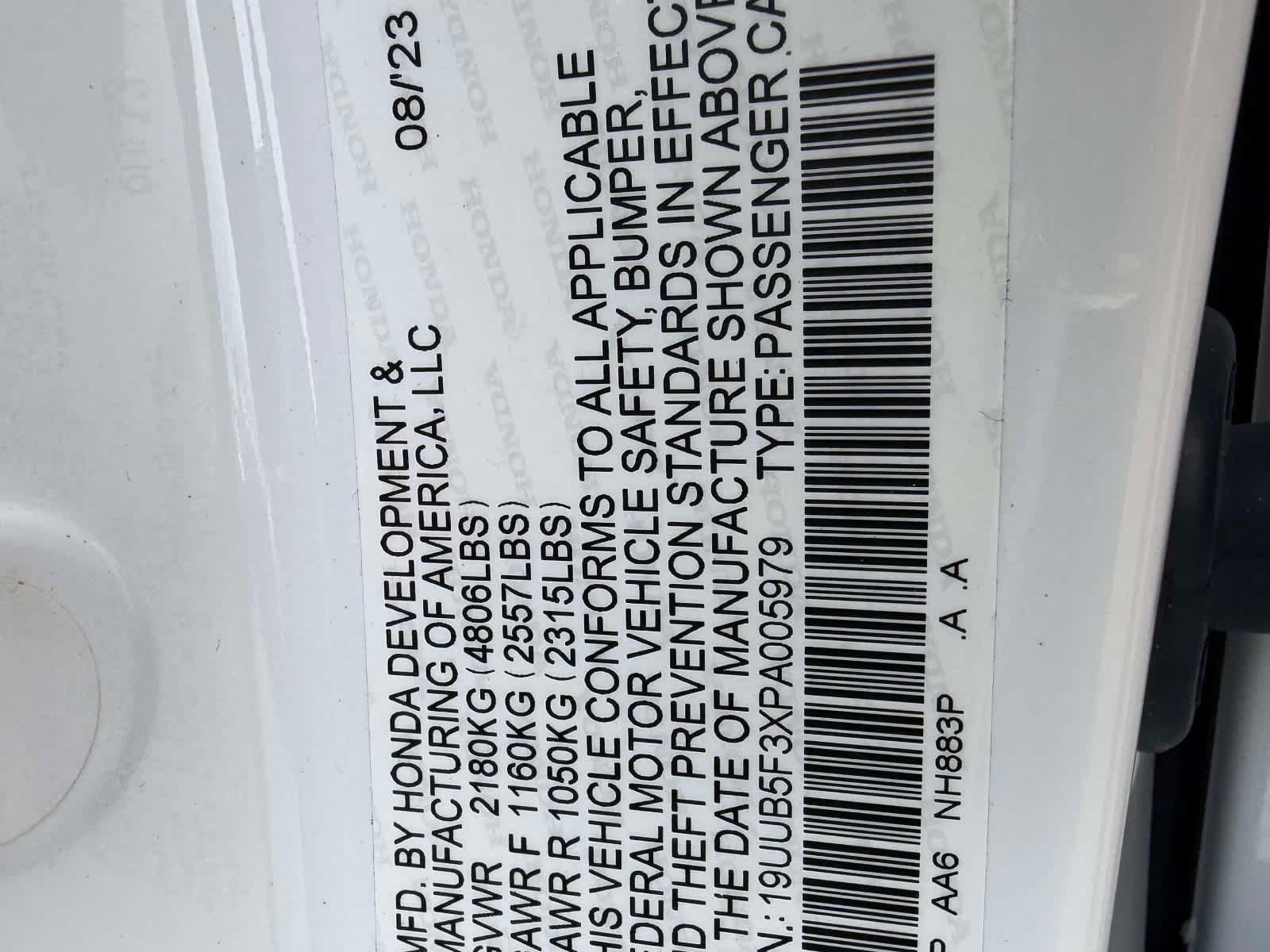 Certified 2023 Acura TLX FWD image 20