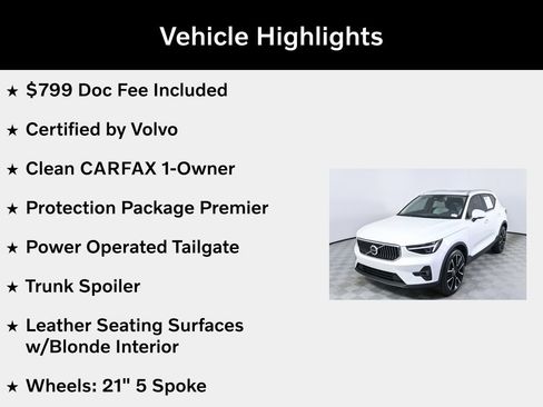 Used 2024 Volvo XC40 B5 Ultimate w/ Protection Package Premier image 5