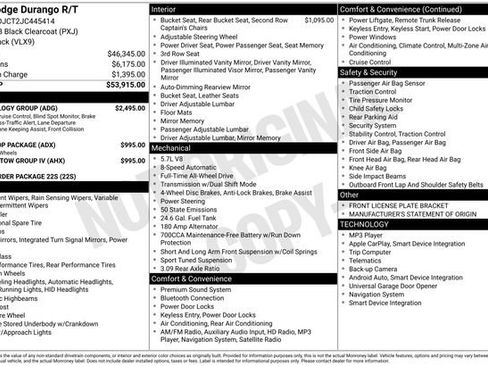 Used 2018 Dodge Durango R/T w/ Technology Group image 39