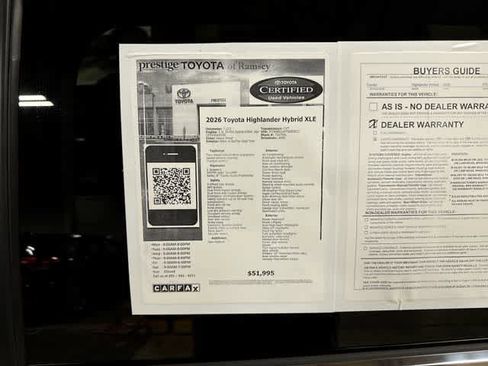 Used 2026 Toyota Highlander XLE AWD/4WD image 13