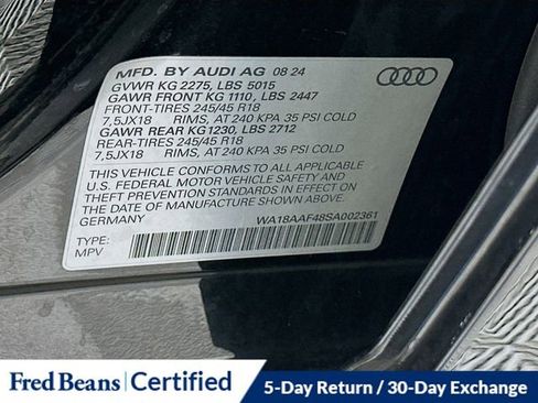 Used 2025 Audi A4 2.0T allroad Premium Plus image 34