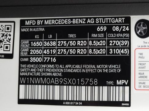Certified 2025 Mercedes-Benz G 580 w/ EQ Technology image 37