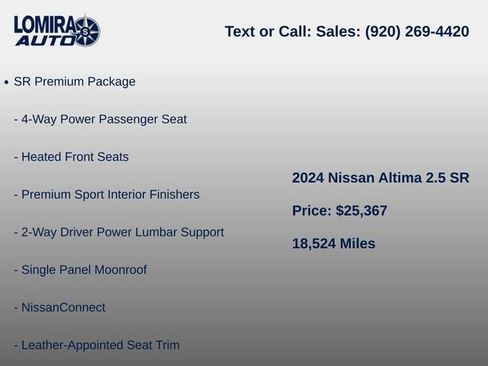 Used 2024 Nissan Altima 2.5 SR AWD/4WD image 6