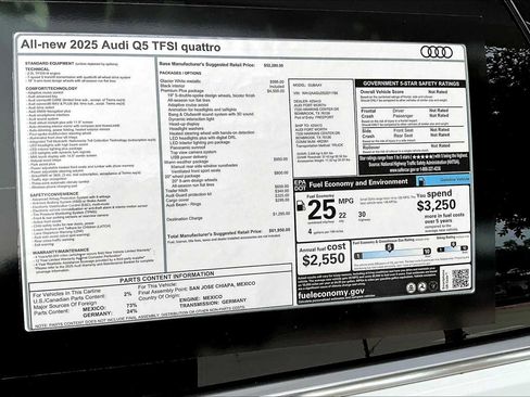 New 2025 Audi Q5 Premium Plus image 16