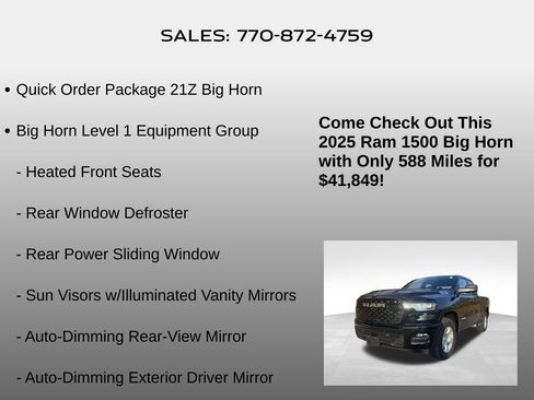 Used 2025 RAM 1500 Big Horn image 5