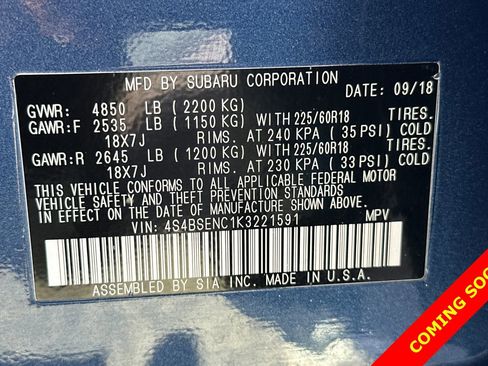 Used 2019 Subaru Outback 3.6R Limited w/ Popular Package #2 image 30