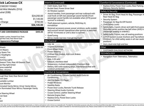 Used 2008 Buick LaCrosse CX image 4