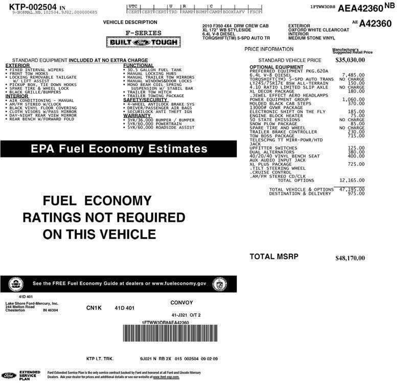 Used 2010 Ford F350 4x4 Crew Cab DRW Super Duty image 2