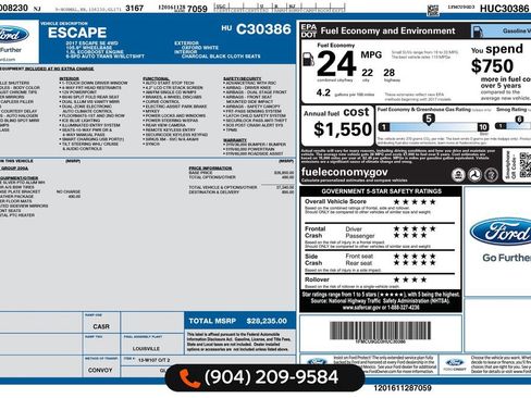 Used 2017 Ford Escape SE w/ SE Cold Weather Package image 43
