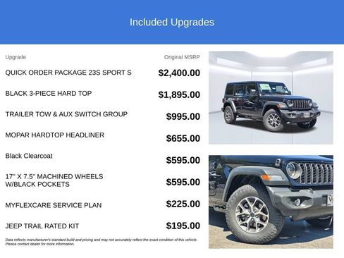 New 2026 Jeep Wrangler Unlimited Sport AWD/4WD image 3
