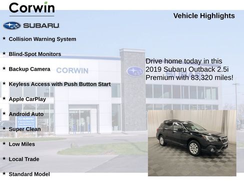 Used 2019 Subaru Outback 2.5i Premium image 6