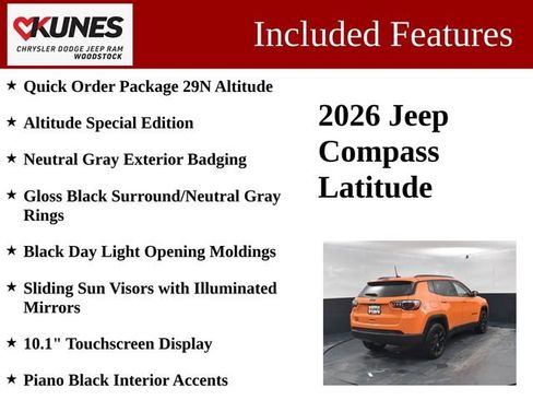 New 2026 Jeep Compass Latitude image 3