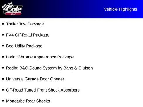 Used 2022 Ford F150 Lariat w/ Equipment Group 502A High image 3