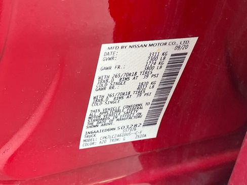 Used 2021 Nissan Titan SV w/ SV Convenience Package AWD/4WD image 29