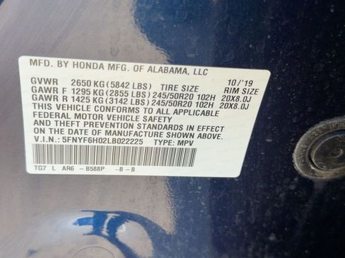 Used 2020 Honda Pilot Elite image 20