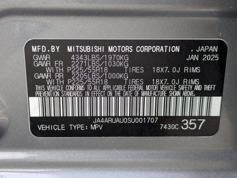 Used 2025 Mitsubishi Outlander Sport SE AWD/4WD image 35