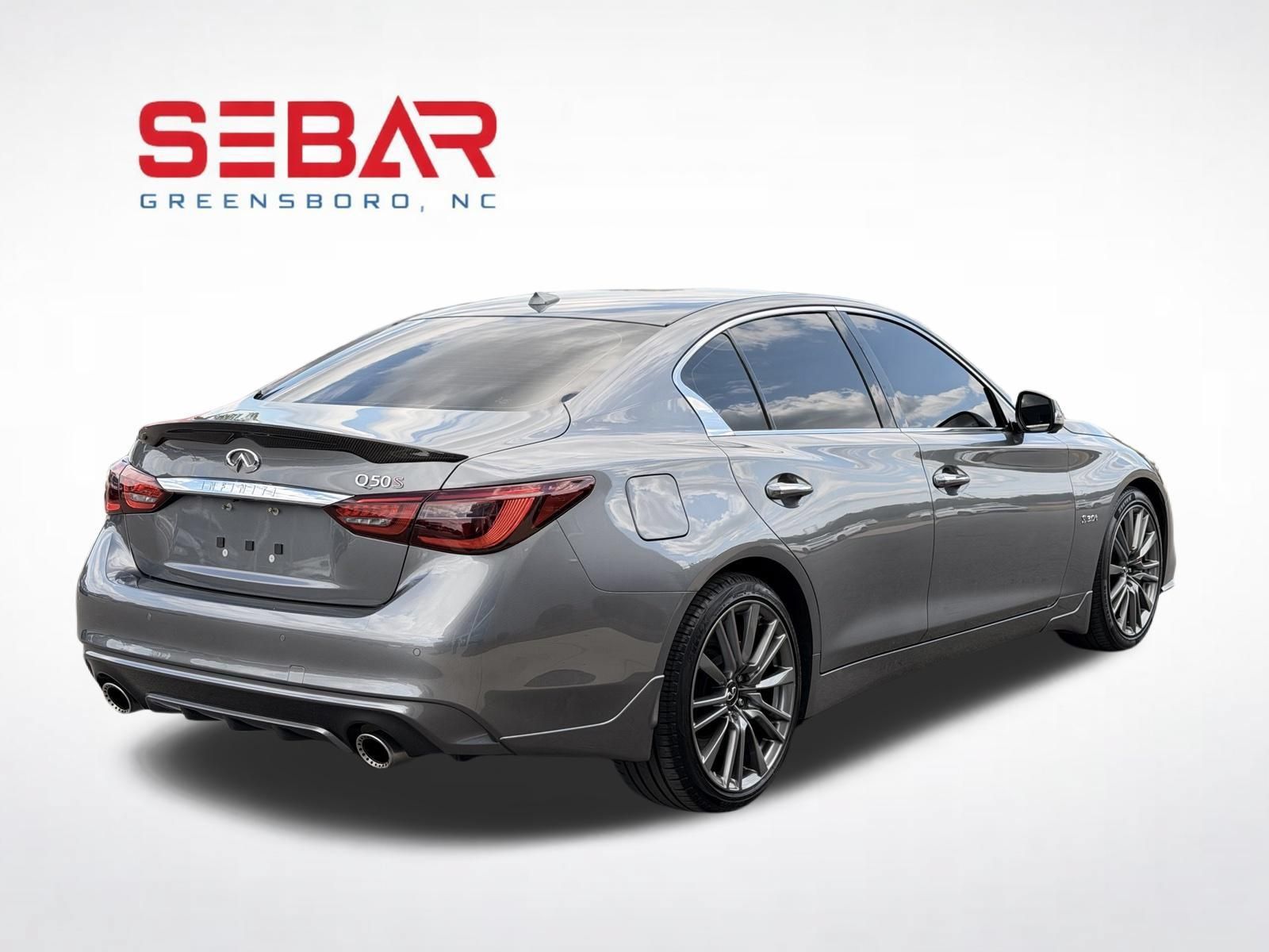 Used 2020 INFINITI Q50 Red Sport 400 w/ Cargo Package RWD image 8