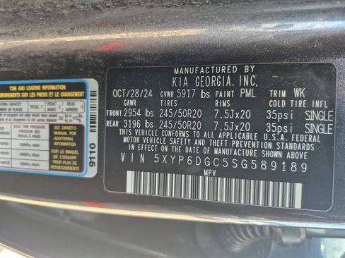 Used 2025 Kia Telluride S AWD/4WD image 24