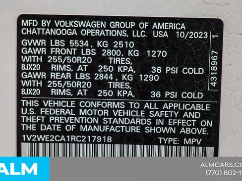 Used 2024 Volkswagen Atlas Cross Sport SE FWD image 48