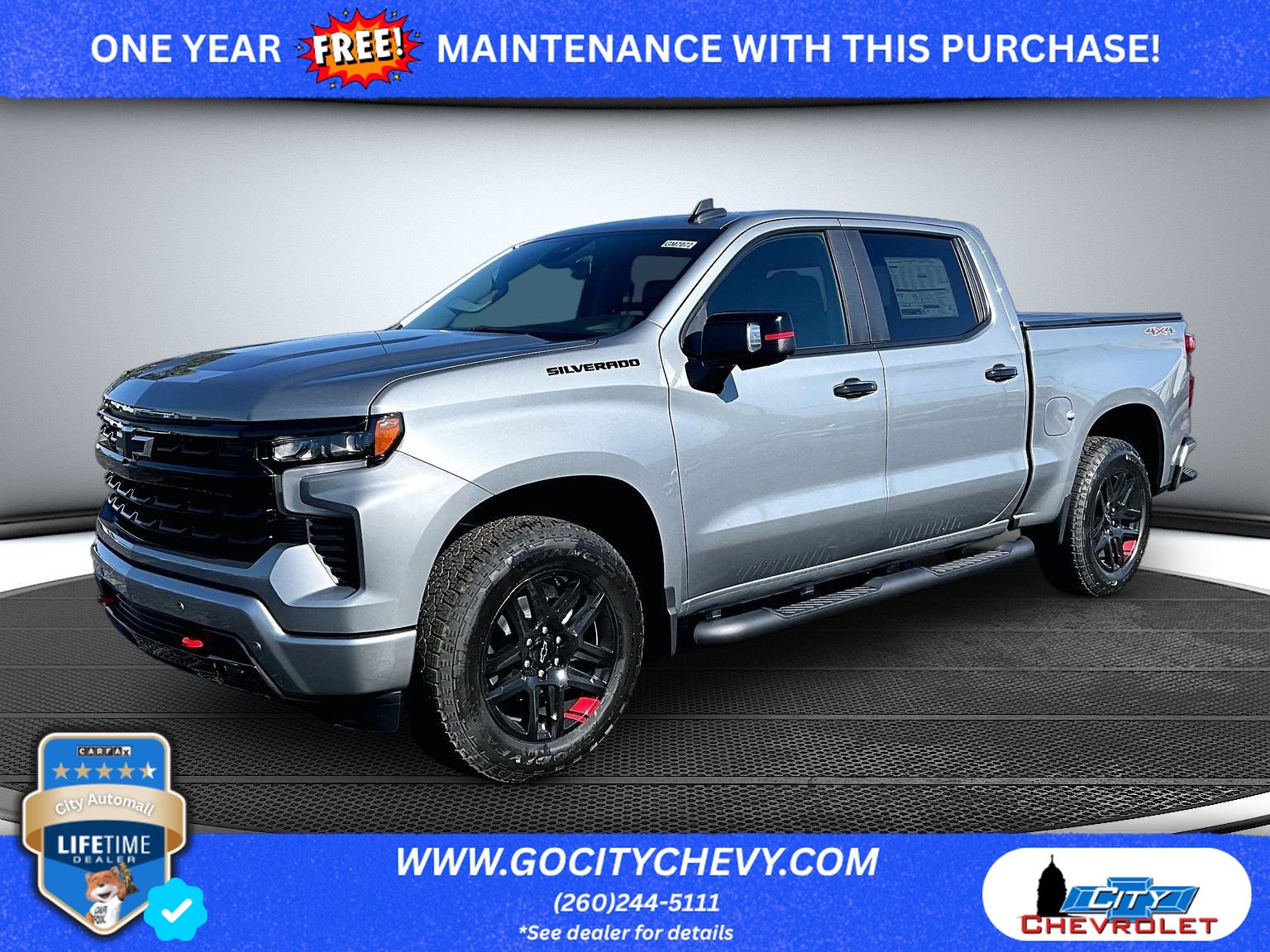 New 2026 Chevrolet Silverado 1500 RST w/ Redline Edition AWD/4WD image 1