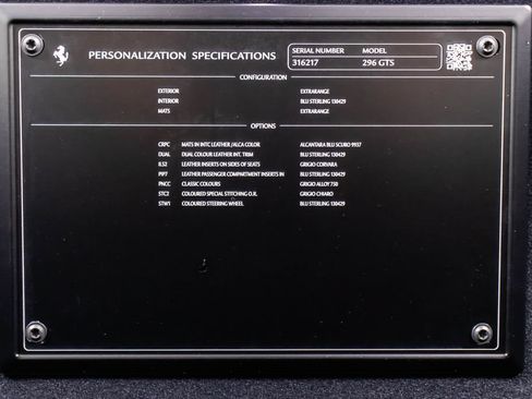 Certified 2025 Ferrari 296 GTS RWD image 58