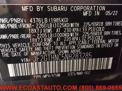 Used 2022 Subaru Crosstrek 2.5i Limited w/ Moonroof Package 2 AWD/4WD image 16