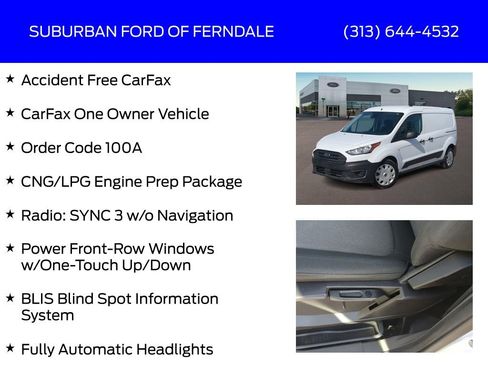 Used 2022 Ford Transit Connect XL w/ CNG/LPG Engine Prep Package image 4