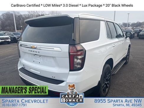 Certified 2023 Chevrolet Tahoe LT w/ Luxury Package AWD/4WD image 3