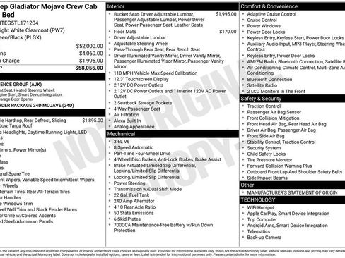 New 2026 Jeep Gladiator Mojave image 29