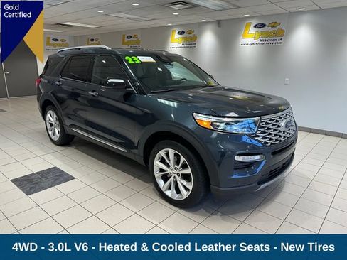 Certified 2023 Ford Explorer Platinum w/ Technology Package AWD/4WD image 1