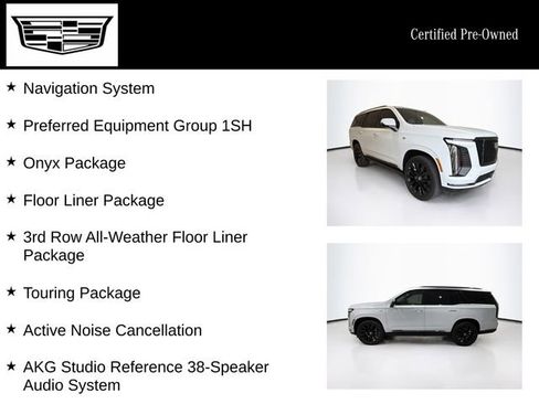 Certified 2026 Cadillac Escalade Platinum Sport w/ LPO, ONYX Package image 4