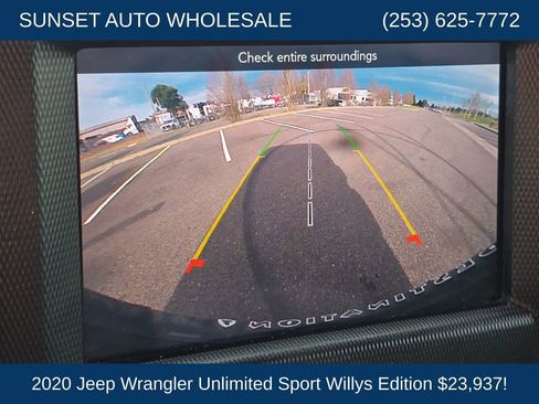 Used 2020 Jeep Wrangler Unlimited Sport AWD/4WD image 39
