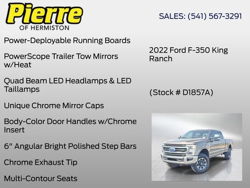 Used 2022 Ford F350 King Ranch w/ Tremor Off-Road Package AWD/4WD image 24