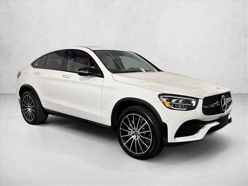 Used 2021 Mercedes-Benz GLC 300 4MATIC Coupe w/ AMG Line image 3
