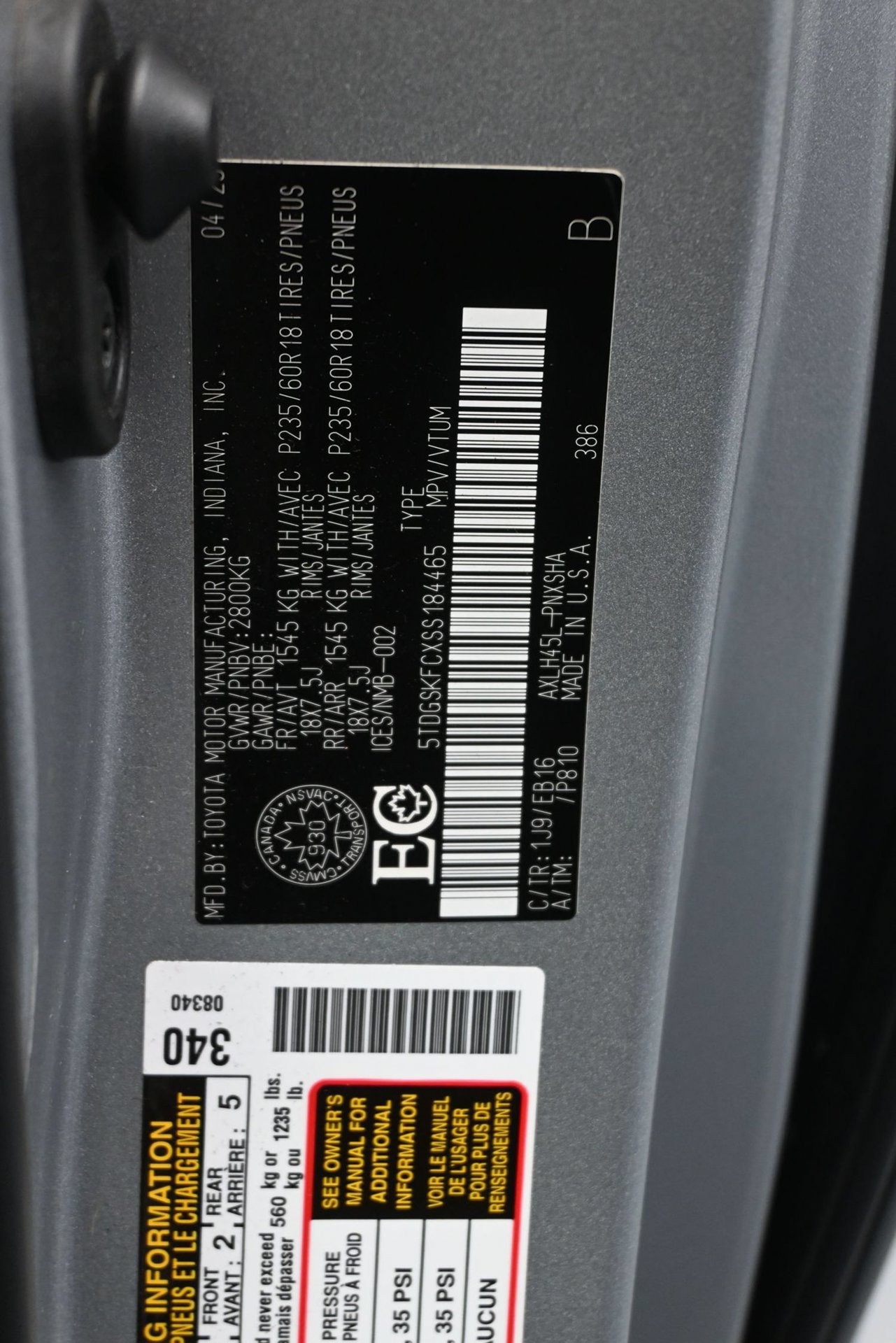 Used 2025 Toyota Sienna XSE AWD/4WD image 26