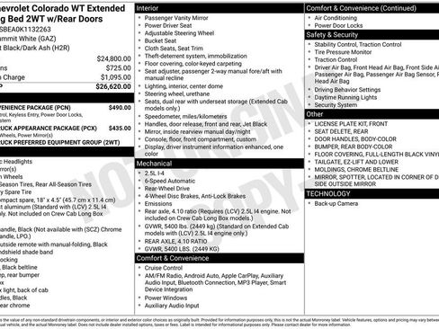 Used 2019 Chevrolet Colorado W/T w/ WT Convenience Package image 26