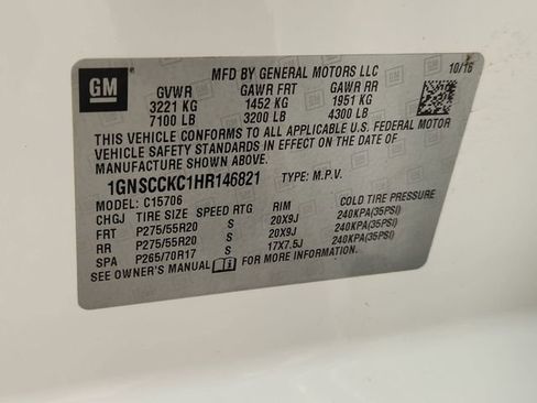 Used 2017 Chevrolet Tahoe Premier RWD image 35
