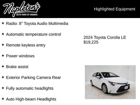 Used 2024 Toyota Corolla LE image 15