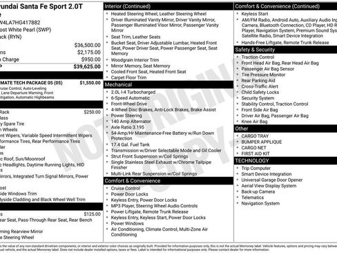 Used 2017 Hyundai Santa Fe Sport w/ 2.0T Ultimate Tech Package 05 image 2