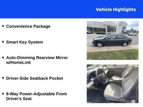 Used 2025 Toyota Camry LE w/ Convenience Package FWD image 4