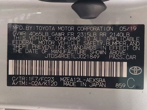 Used 2020 Toyota Corolla SE FWD image 33