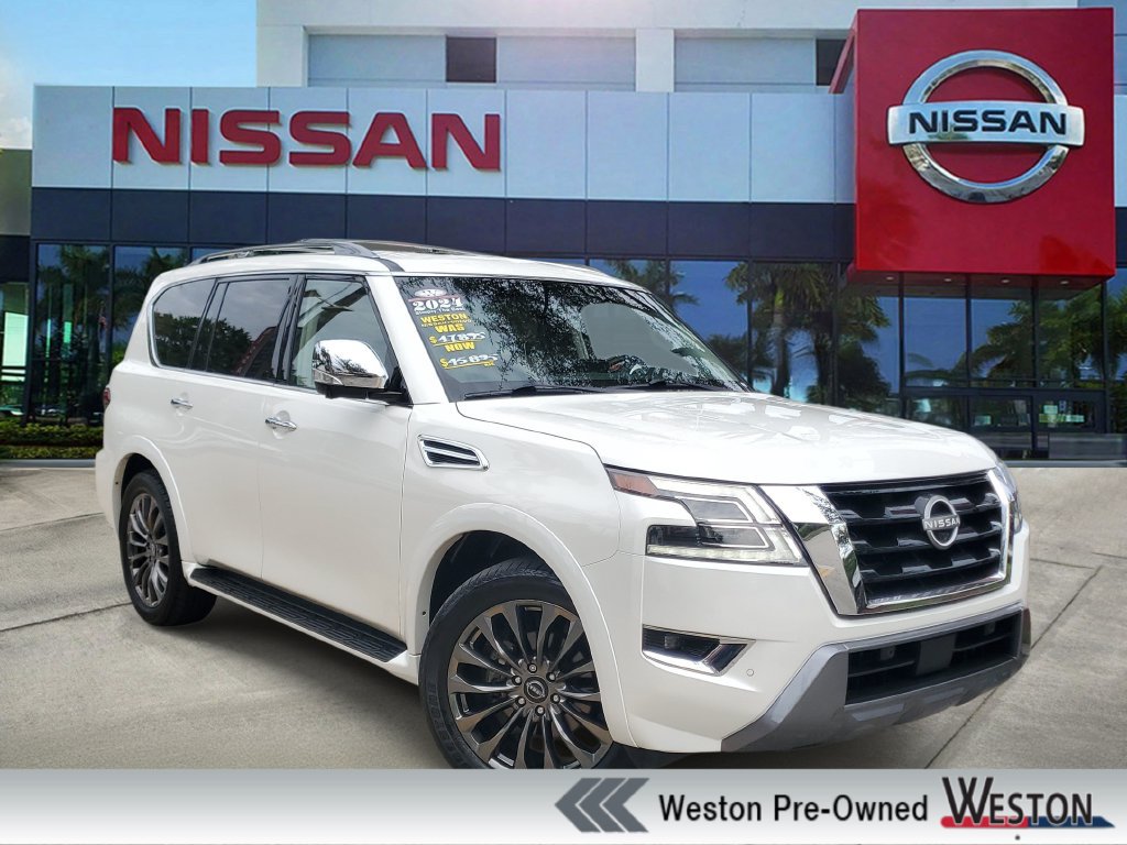 Certified 2024 Nissan Armada Platinum w/ Captain's Chairs Package RWD image 1