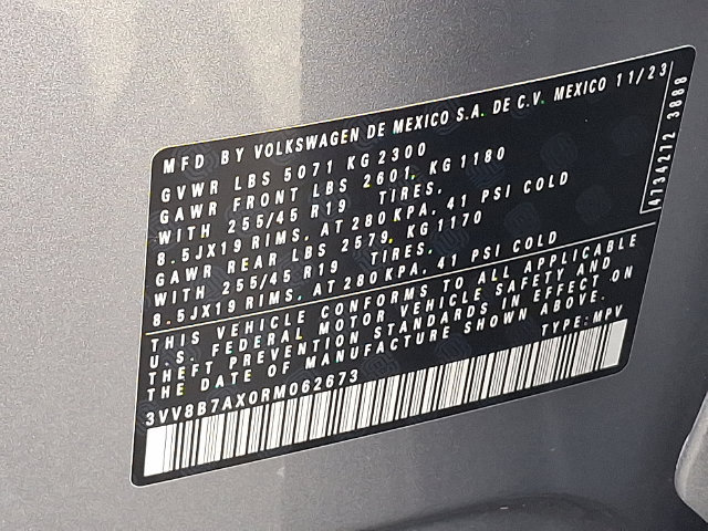 Used 2024 Volkswagen Tiguan SE R-Line AWD/4WD image 27